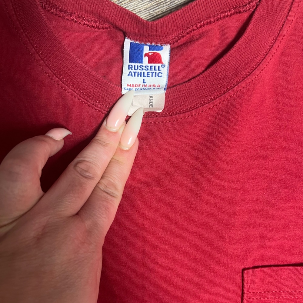 Russell’s Athletic Vintage Tshirt Red size large